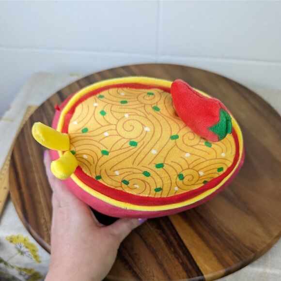 Squishmallow Kellytoy Food Squad Odion The Red Fire Spicy Noodles - Picture 5 of 7